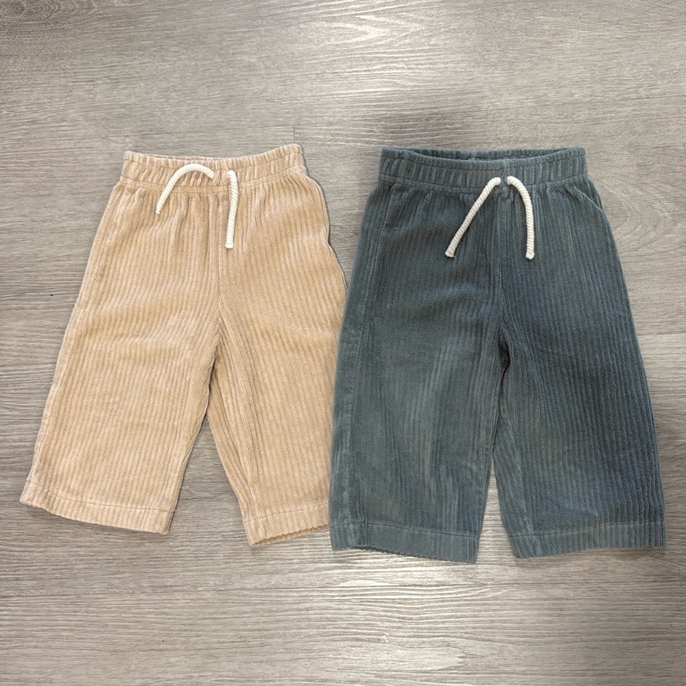 2 Zara Baby Corduroy Pants